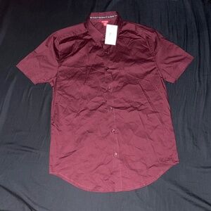GUESS men’s X-small button up top NWT